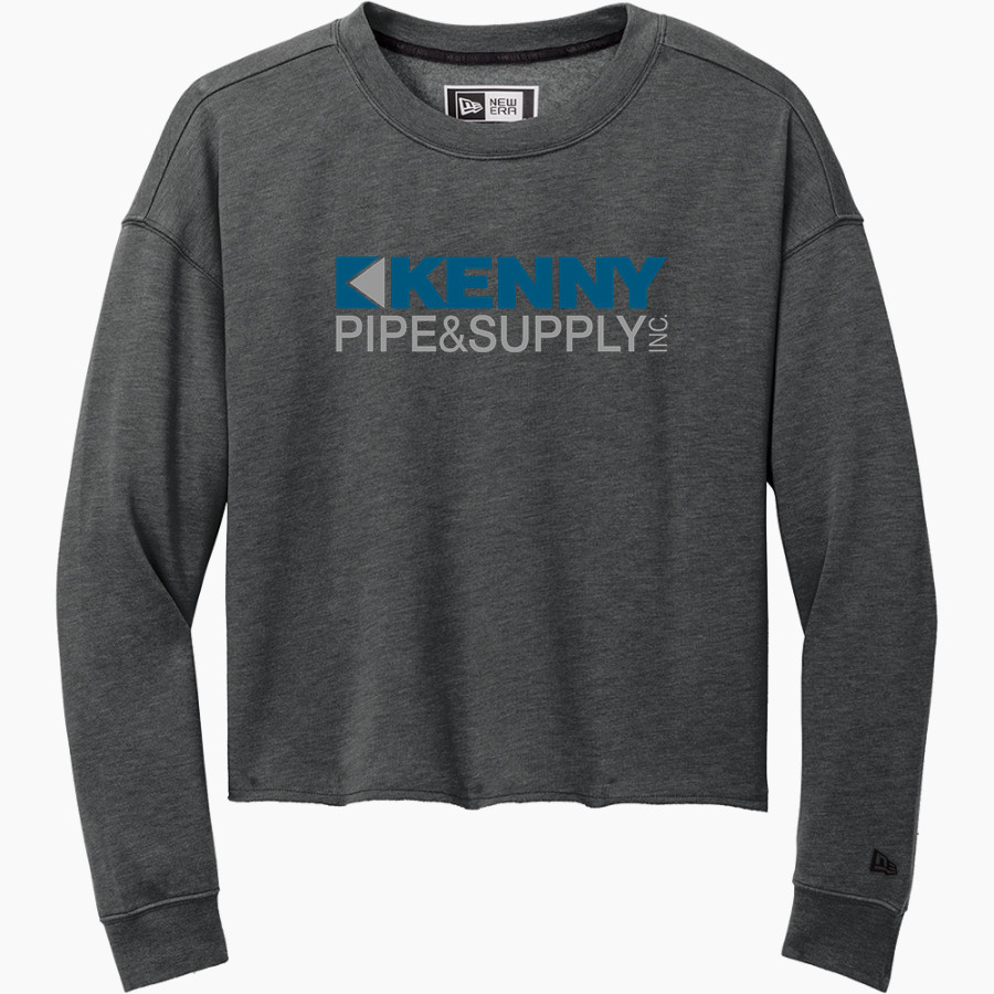KENNY PIPE & SUPPLY New Era Women's Tri-Blend Fleece Long Sleeve Crew
