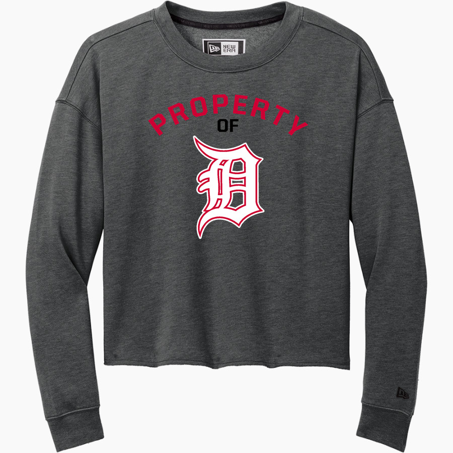 Dunedin Falcons <span class="pdp-name-mascot">Dunedin High School Falcons</span> New Era Women's Tri-Blend Fleece Long Sleeve Crew