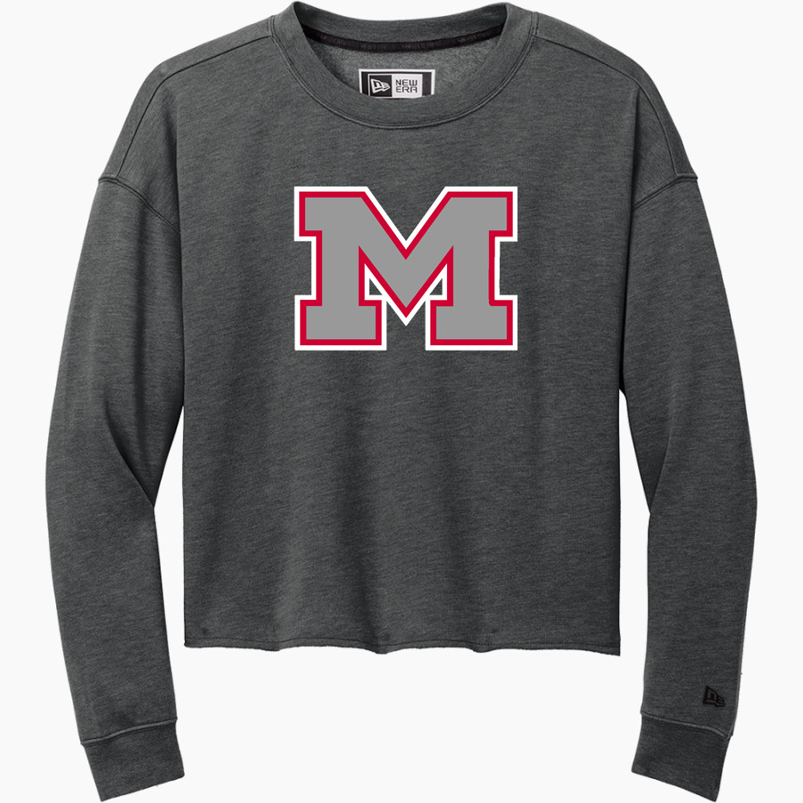 Montgomery Vikings New Era Women's Tri-Blend Fleece Long Sleeve Crew