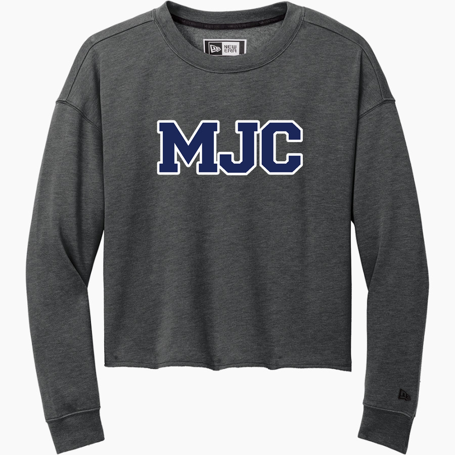 Modesto Junior College Pirates New Era Women's Tri-Blend Fleece Long Sleeve Crew