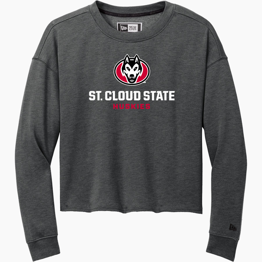 St. Cloud State University The Official Online Store New Era Women's Tri-Blend Fleece Long Sleeve Crew
