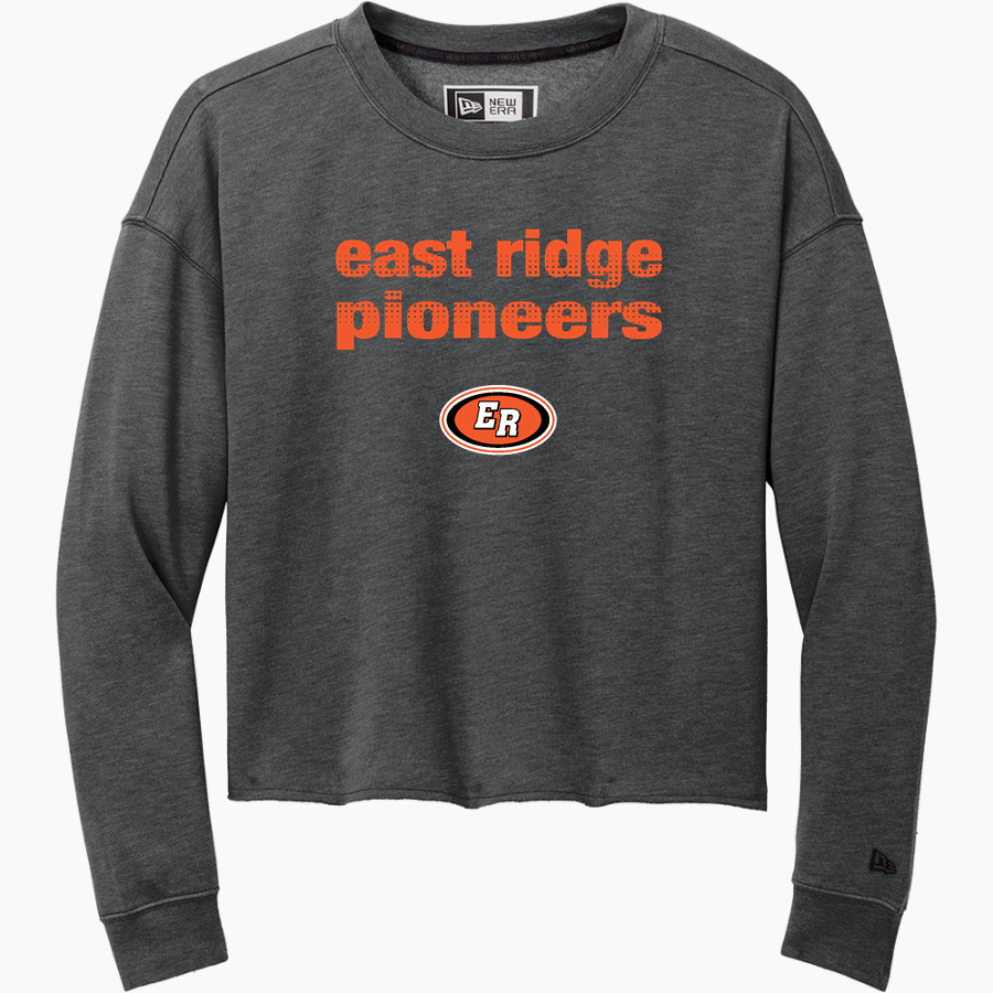 EAST RIDGE HIGH SCHOOL PIONEERS <span class="pdp-name-mascot">EAST RIDGE PIONEERS</span> New Era Women's Tri-Blend Fleece Long Sleeve Crew