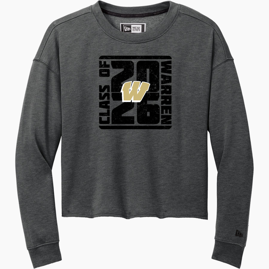 WARREN CENTRAL HIGH SCHOOL WARRIORS New Era Women's Tri-Blend Fleece Long Sleeve Crew