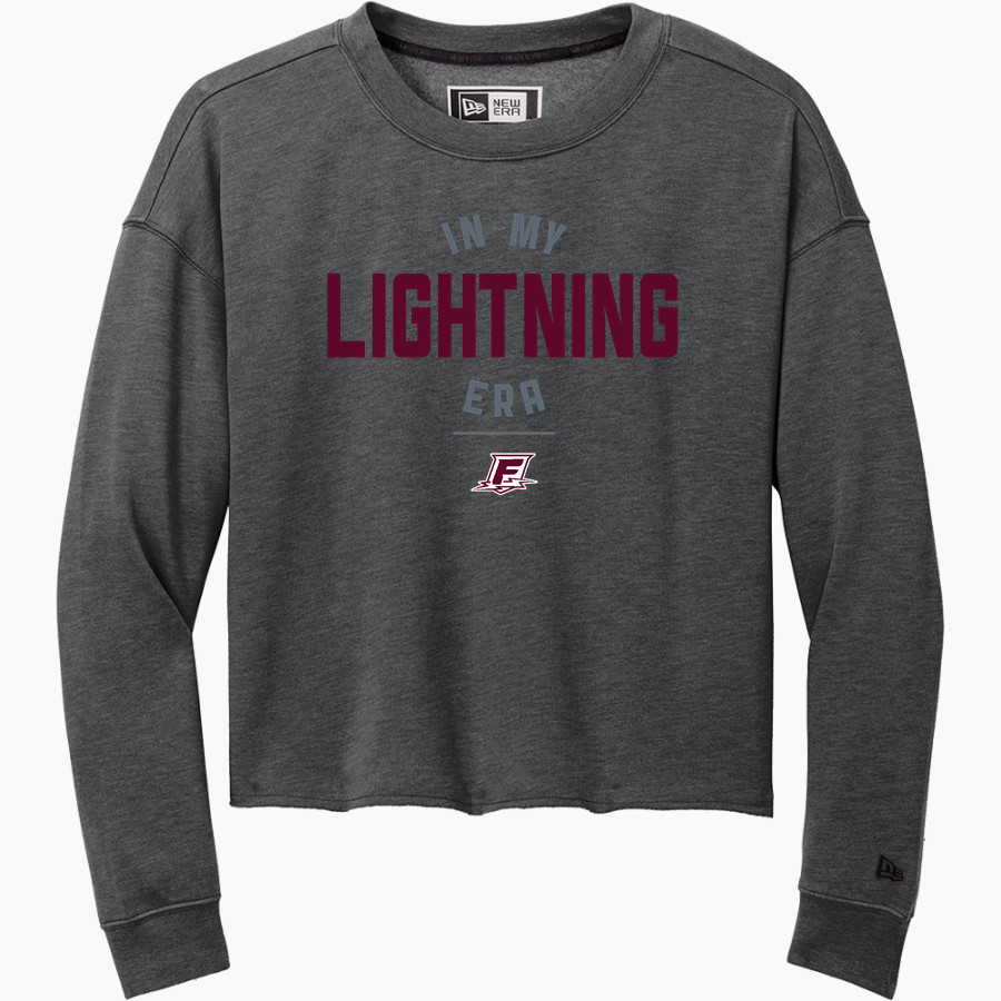 FRANKLIN HIGH SCHOOL LIGHTNING <span class="pdp-name-mascot">FRANKLIN QUAKERS</span> New Era Women's Tri-Blend Fleece Long Sleeve Crew