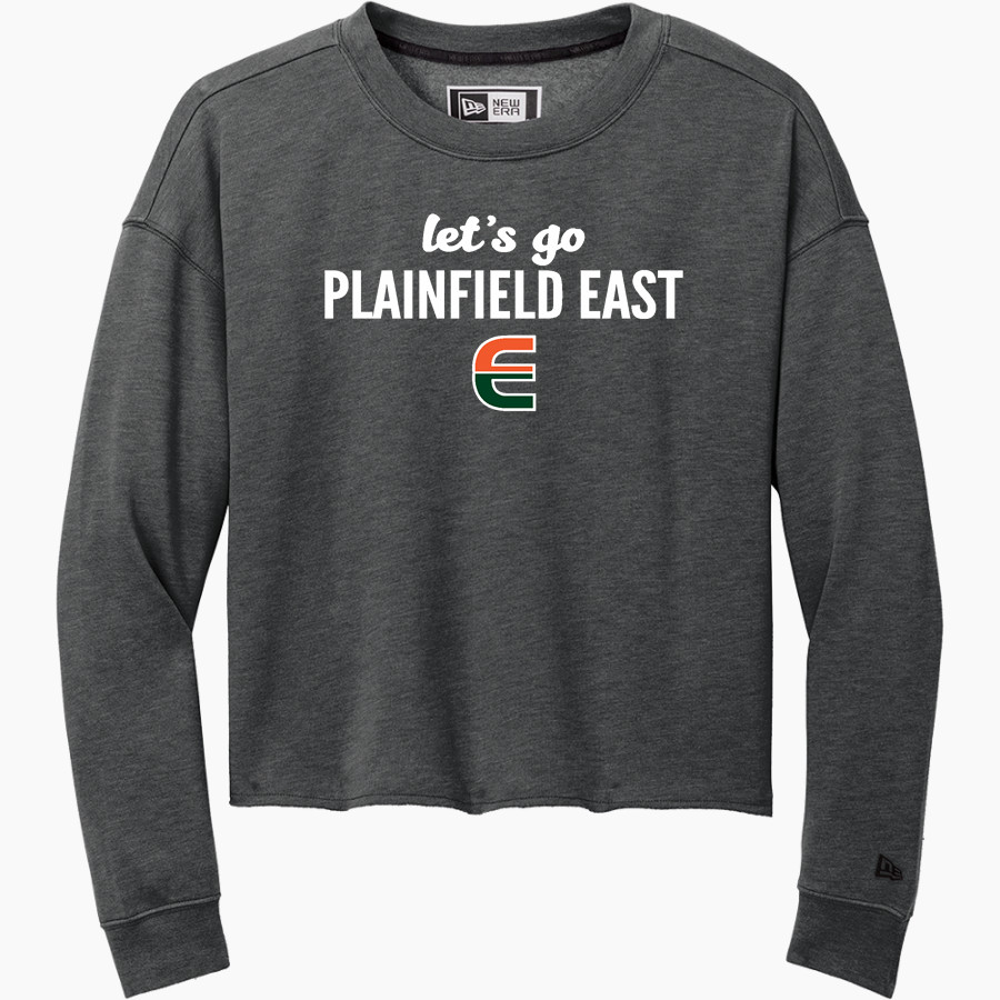 Plainfield East Bengals New Era Women's Tri-Blend Fleece Long Sleeve Crew