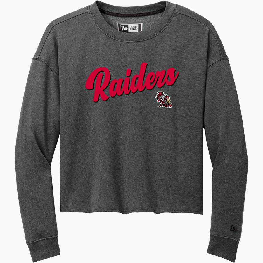 WAPAHANI HIGH SCHOOL RAIDERS New Era Women's Tri-Blend Fleece Long Sleeve Crew