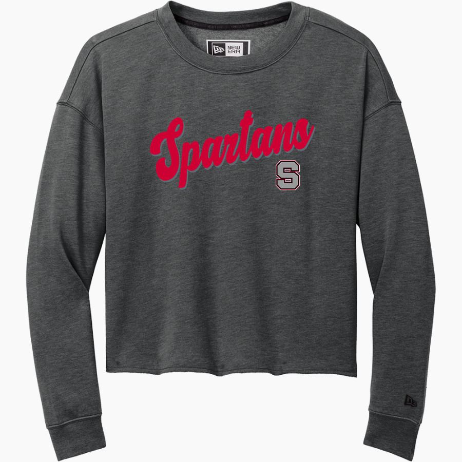 SPRINGFIELD SPARTANS The Online Store <span class="pdp-name-mascot">SPRINGFIELD SPARTANS</span> New Era Women's Tri-Blend Fleece Long Sleeve Crew