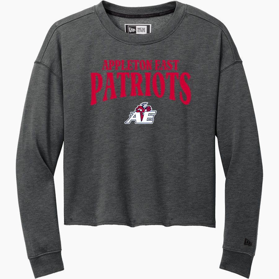 APPLETON EAST PATRIOTS <span class="pdp-name-mascot">EAST PATRIOTS</span> New Era Women's Tri-Blend Fleece Long Sleeve Crew