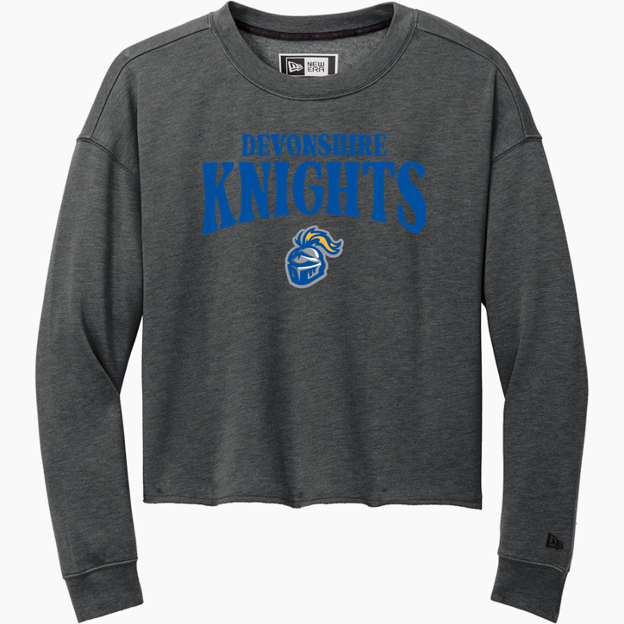 Devonshire Knights <span class="pdp-name-mascot">Devonshire Knights</span> New Era Women's Tri-Blend Fleece Long Sleeve Crew