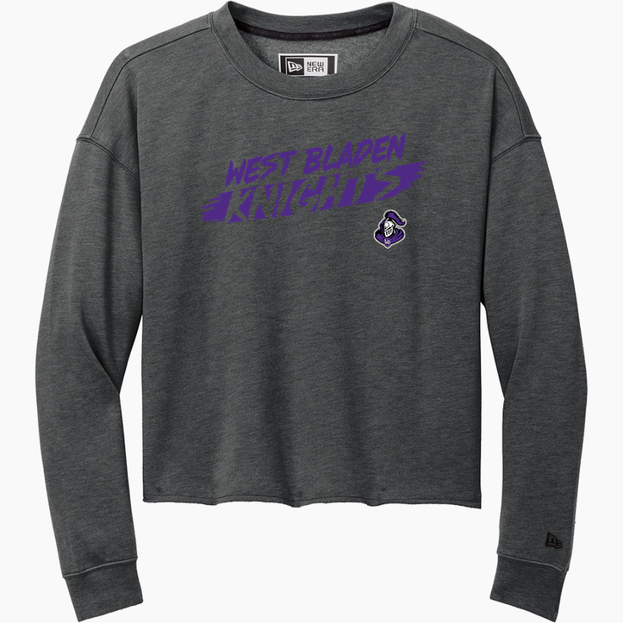 WEST BLADEN HIGH SCHOOL KNIGHTS <span class="pdp-name-mascot">WEST BLADEN KNIGHTS</span> New Era Women's Tri-Blend Fleece Long Sleeve Crew