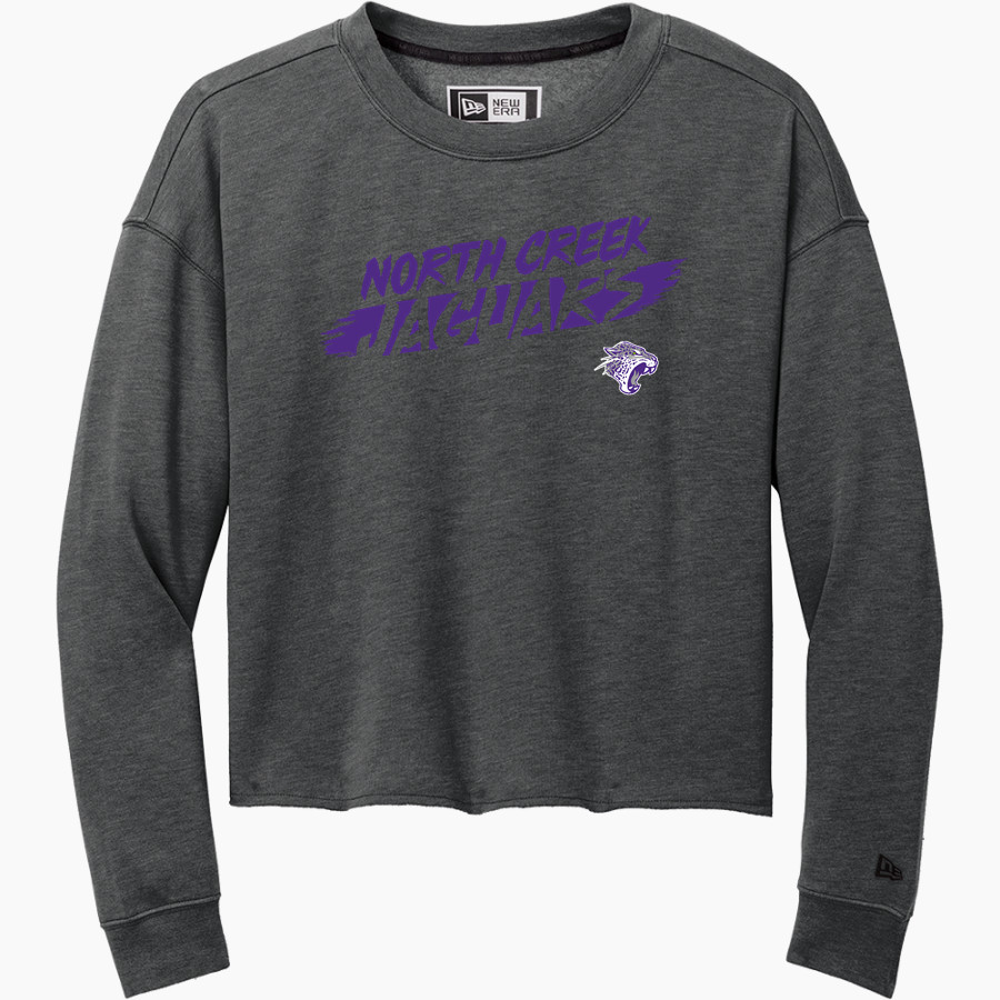 North Creek Jaguars <span class="pdp-name-mascot">North Creek Jaguars</span> New Era Women's Tri-Blend Fleece Long Sleeve Crew