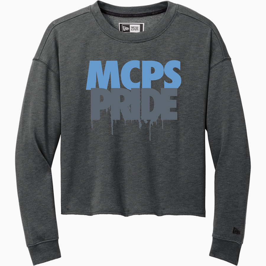 Middlesex County Operations Mcps New Era Women's Tri-Blend Fleece Long Sleeve Crew