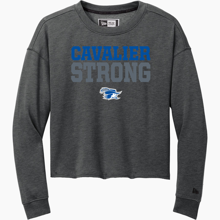 BLANCHET CATHOLIC SCHOOL CAVALIERS <span class="pdp-name-mascot">BLANCHET CATHOLIC CAVALIERS</span> New Era Women's Tri-Blend Fleece Long Sleeve Crew