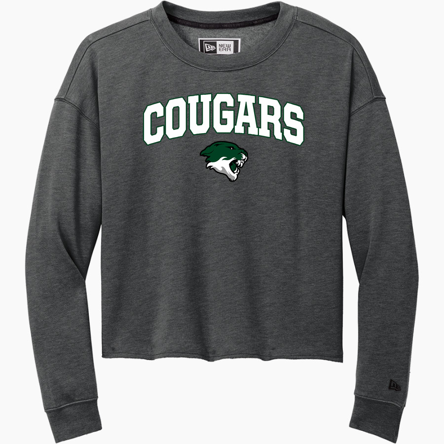 Cornerstone Cougars New Era Women's Tri-Blend Fleece Long Sleeve Crew
