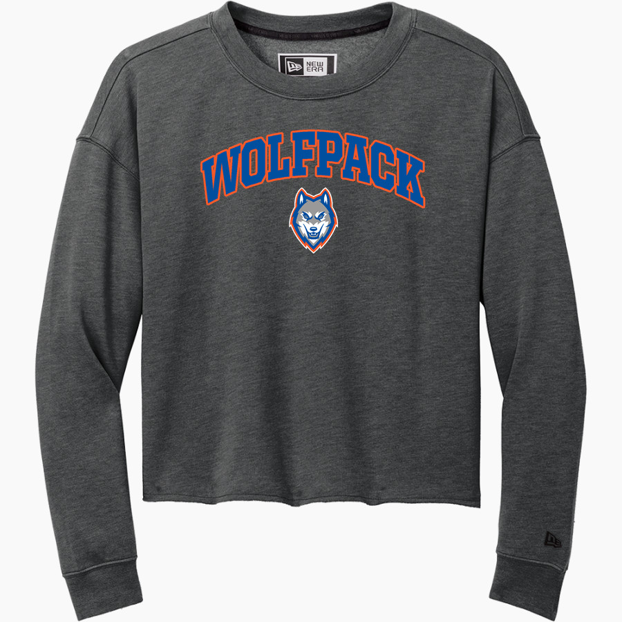 SAINT JOSEPH'S CATHOLIC ACADEMY <span class="pdp-name-mascot">SAINT JOSEPHS Wolves</span> New Era Women's Tri-Blend Fleece Long Sleeve Crew