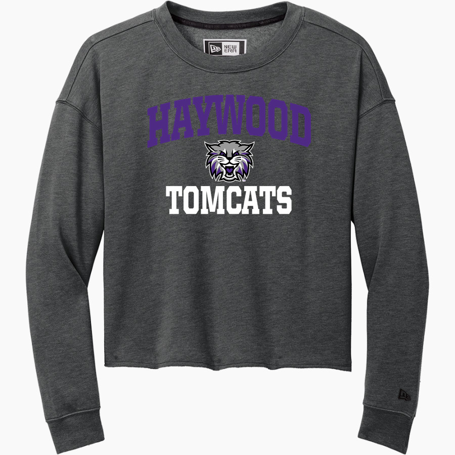 HAYWOOD TOMCATS ONLINE STORE <span class="pdp-name-mascot">HAYWOOD TOMCATS</span> New Era Women's Tri-Blend Fleece Long Sleeve Crew