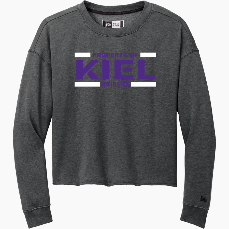 Kiel Raiders New Era Women's Tri-Blend Fleece Long Sleeve Crew