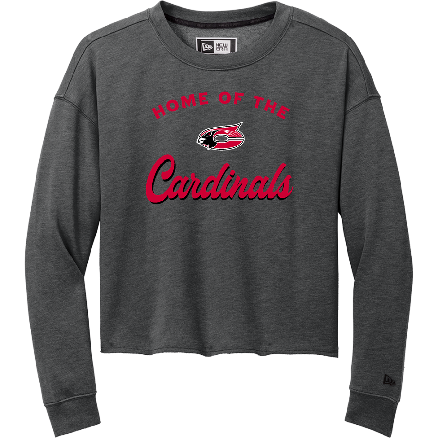 CHADWICK HIGH SCHOOL CARDINALS <span class="pdp-name-mascot">CHADWICK CARDINALS</span> New Era Women's Tri-Blend Fleece Long Sleeve Crew