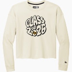CRANDALL HIGH SCHOOL PIRATES New Era Women's Tri-Blend Fleece Long Sleeve Crew Front Thumbnail