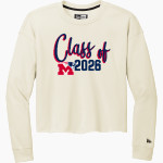Marion Patriots <span class="pdp-name-mascot">Marion High School Patriots</span> New Era Women's Tri-Blend Fleece Long Sleeve Crew Front Thumbnail