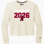Anna Maria College Amcats <span class="pdp-name-mascot">Anna Maria College Amcats</span> New Era Women's Tri-Blend Fleece Long Sleeve Crew Front Thumbnail