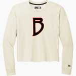BURLINGTON HIGH SCHOOL DEMONS <span class="pdp-name-mascot">BURLINGTON DEMONS</span> New Era Women's Tri-Blend Fleece Long Sleeve Crew Front Thumbnail