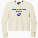 WINDSOR ACADEMY KNIGHTS <span class="pdp-name-mascot">WINDSOR ACADEMY KNIGHTS</span> New Era Women's Tri-Blend Fleece Long Sleeve Crew Front Thumbnail