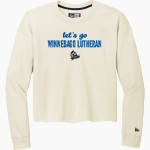 Winnebago Lutheran Vikings Online Store New Era Women's Tri-Blend Fleece Long Sleeve Crew Front Thumbnail