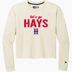 Hays Hitmen <span class="pdp-name-mascot">Hays Hitmen </span> New Era Women's Tri-Blend Fleece Long Sleeve Crew Front Thumbnail