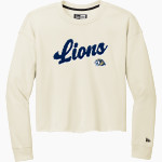 Calvary Lions <span class="pdp-name-mascot">Calvary Lions</span> New Era Women's Tri-Blend Fleece Long Sleeve Crew Front Thumbnail