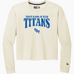 TRINITY SCHOOL OF TEXAS TITANS New Era Women's Tri-Blend Fleece Long Sleeve Crew Front Thumbnail