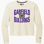 Garfield Bulldogs New Era Women's Tri-Blend Fleece Long Sleeve Crew Front Thumbnail