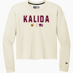 KALIDA HIGH SCHOOL WILDCATS <span class="pdp-name-mascot">KALIDA WILDCATS</span> New Era Women's Tri-Blend Fleece Long Sleeve Crew Front Thumbnail