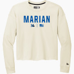 Marian SABRES New Era Women's Tri-Blend Fleece Long Sleeve Crew Front Thumbnail