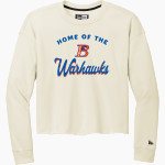 Bloomfield Warhawks New Era Women's Tri-Blend Fleece Long Sleeve Crew Front Thumbnail