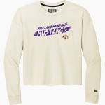 Rolling Meadows Mustangs <span class="pdp-name-mascot">Rolling Meadows High School Mustangs</span> New Era Women's Tri-Blend Fleece Long Sleeve Crew Front Thumbnail