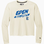 EDEN HIGH SCHOOL BULLDOGS <span class="pdp-name-mascot">EDEN BULLDOGS /LADY</span> New Era Women's Tri-Blend Fleece Long Sleeve Crew Front Thumbnail