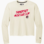SOMERSET HIGH SCHOOL SPARTANS <span class="pdp-name-mascot">SOMERSET SPARTANS</span> New Era Women's Tri-Blend Fleece Long Sleeve Crew Front Thumbnail