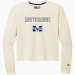 Moravian University Greyhounds <span class="pdp-name-mascot">Moravian University Greyhounds</span> New Era Women's Tri-Blend Fleece Long Sleeve Crew Front Thumbnail