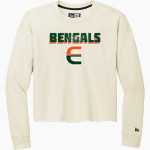 Plainfield East Bengals <span class="pdp-name-mascot">Plainfield East</span> New Era Women's Tri-Blend Fleece Long Sleeve Crew Front Thumbnail