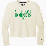 Northeast Hornets <span class="pdp-name-mascot">Northeast Hornets</span> New Era Women's Tri-Blend Fleece Long Sleeve Crew Front Thumbnail