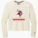 Montgomery Vikings New Era Women's Tri-Blend Fleece Long Sleeve Crew Front Thumbnail