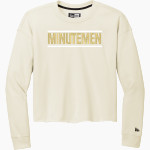 Franklin Road Christian School Minutemen <span class="pdp-name-mascot">Franklin Road Christian School</span> New Era Women's Tri-Blend Fleece Long Sleeve Crew Front Thumbnail