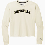 POTTSVILLE HIGH SCHOOL APACHES <span class="pdp-name-mascot">POTTSVILLE APACHES</span> New Era Women's Tri-Blend Fleece Long Sleeve Crew Front Thumbnail