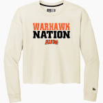 AUM Warhawks New Era Women's Tri-Blend Fleece Long Sleeve Crew Front Thumbnail