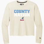 Stafford County County New Era Women's Tri-Blend Fleece Long Sleeve Crew Front Thumbnail