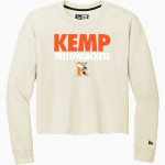 KEMP HIGH SCHOOL YELLOWJACKETS New Era Women's Tri-Blend Fleece Long Sleeve Crew Front Thumbnail