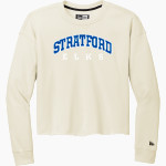 STRATFORD HIGH SCHOOL ELKS New Era Women's Tri-Blend Fleece Long Sleeve Crew Front Thumbnail