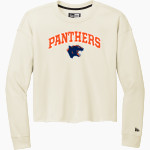 Oswego Panthers <span class="pdp-name-mascot">Oswego Panthers</span> New Era Women's Tri-Blend Fleece Long Sleeve Crew Front Thumbnail