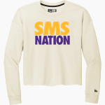 Scottsburg SMS <span class="pdp-name-mascot">Scottsburg SMS</span> New Era Women's Tri-Blend Fleece Long Sleeve Crew Front Thumbnail